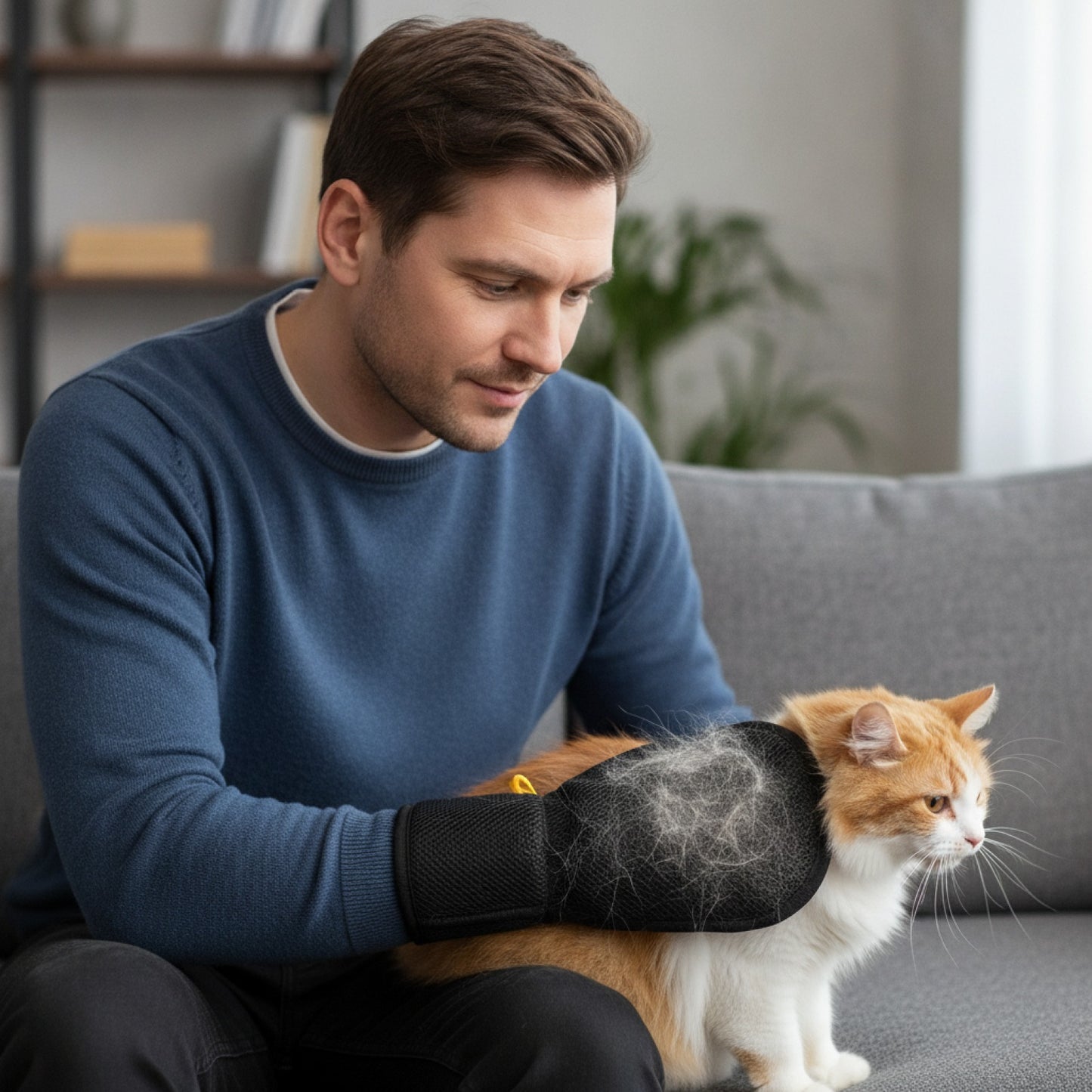 Gants de Toilettage pour Animaux : Démêlage pour Chiens et Chats
