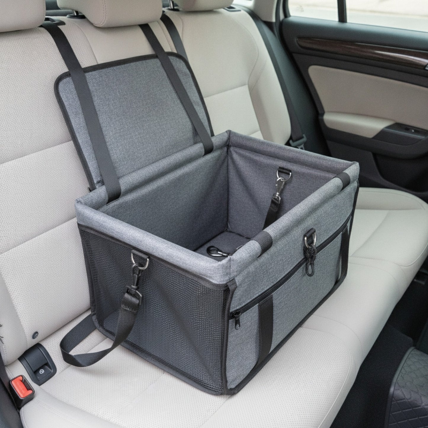 Housse de siège auto pour chien et chat - Pliable et sécurisé