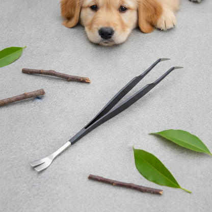Pince à tiques 2 en 1 professionnelle pour humains et animaux de compagnie