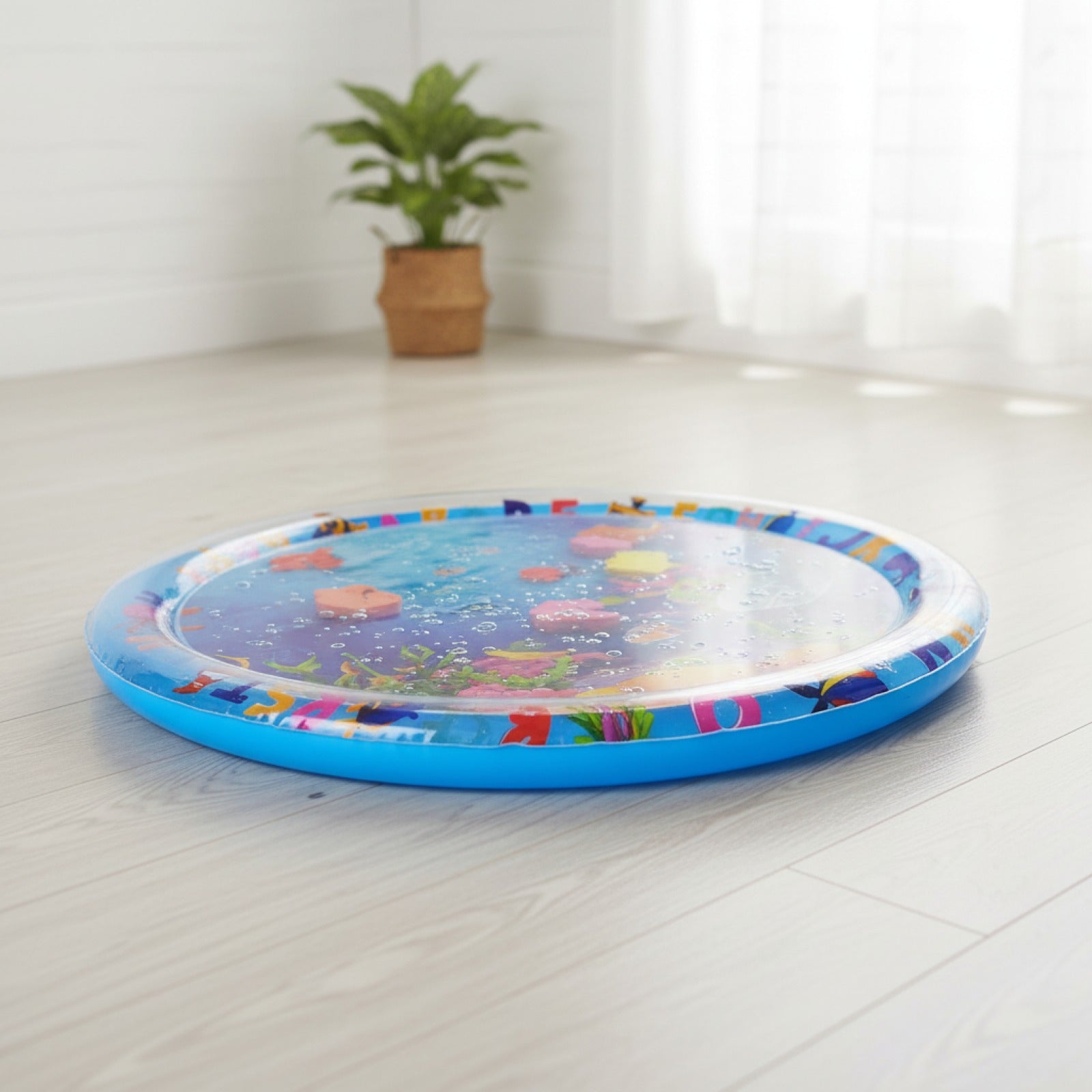 Tapis de jeu d'eau sensoriel pour chats et chiens - Jouet interactif gonflable