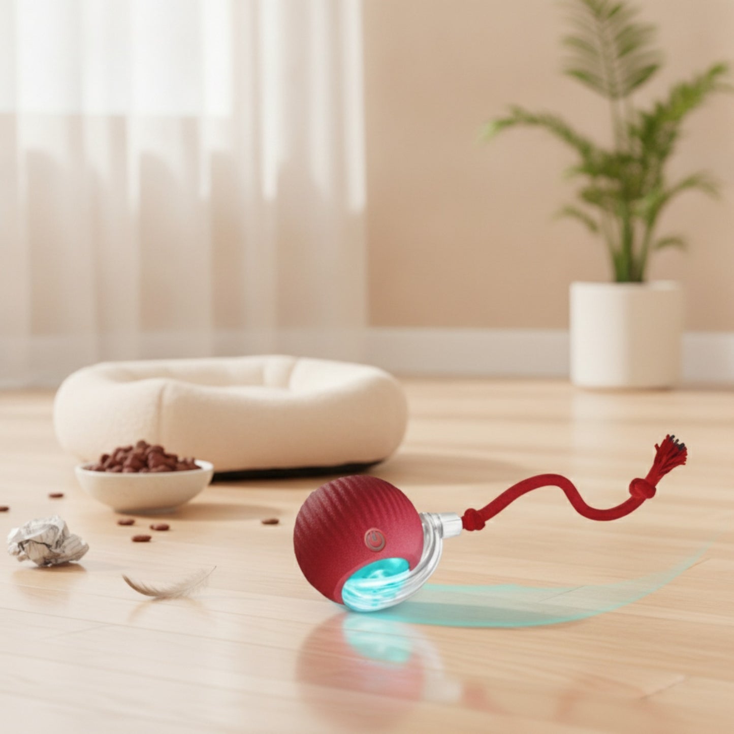 Balle Jouet Électrique Interactive pour Chat